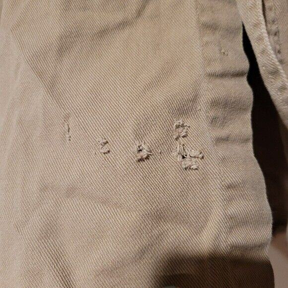 Vtg Camo Button Up Shirt Mens XL Hunting Shacket Beige Workwear Fishing Gorpcore - Picture 8 of 12